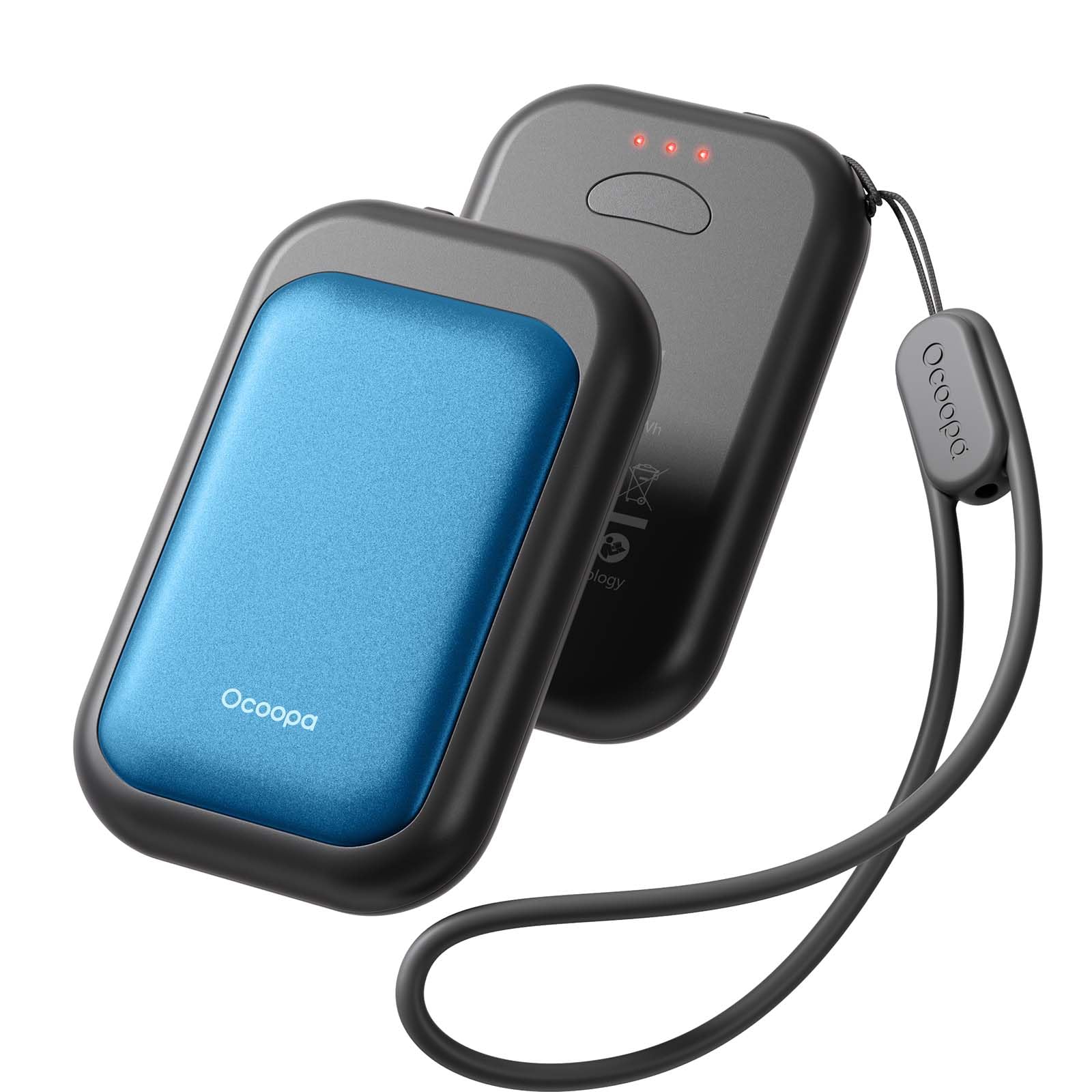 Portable USB-C rechargeable hand warmers
