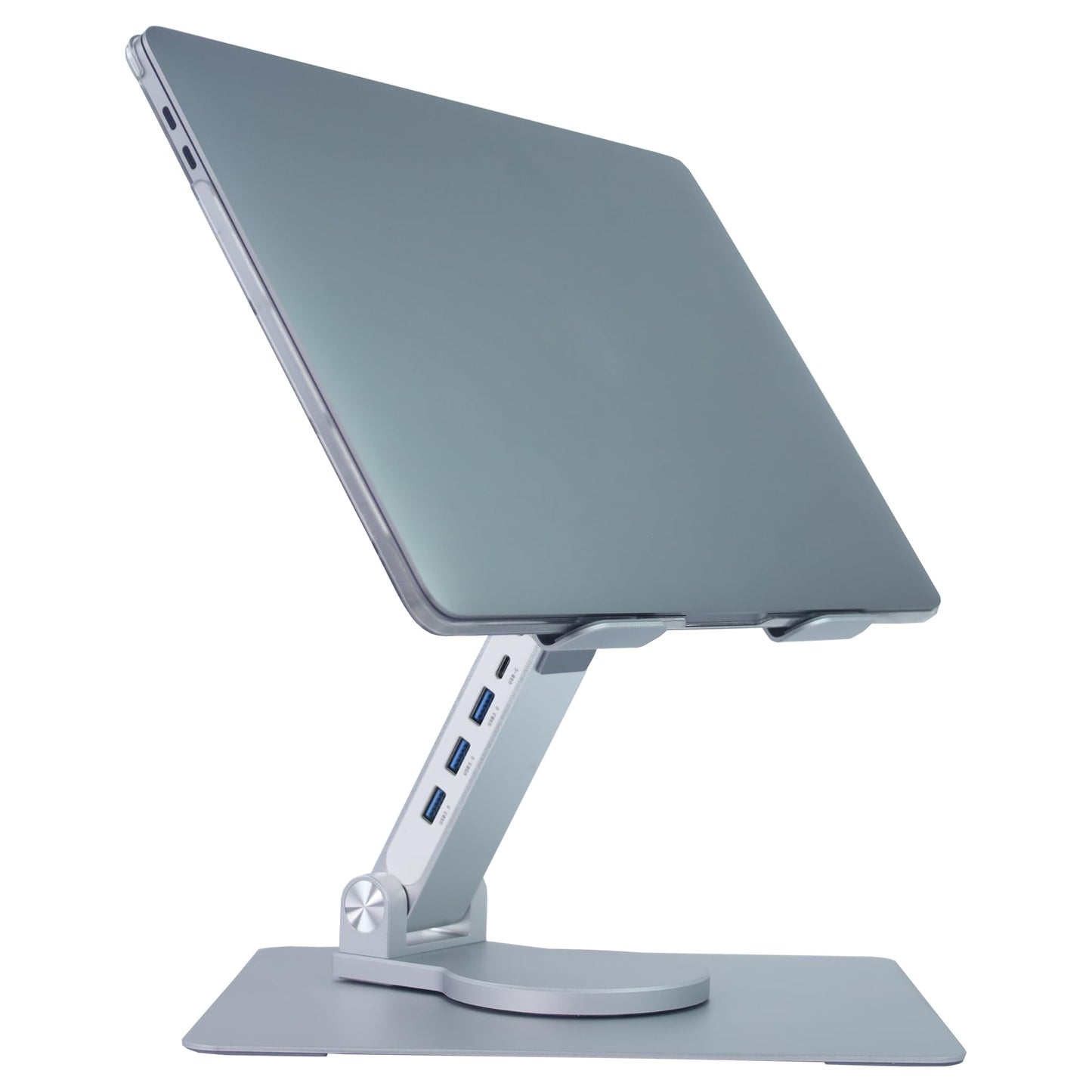 Vanlis 360 adjustable aluminum laptop stand front view