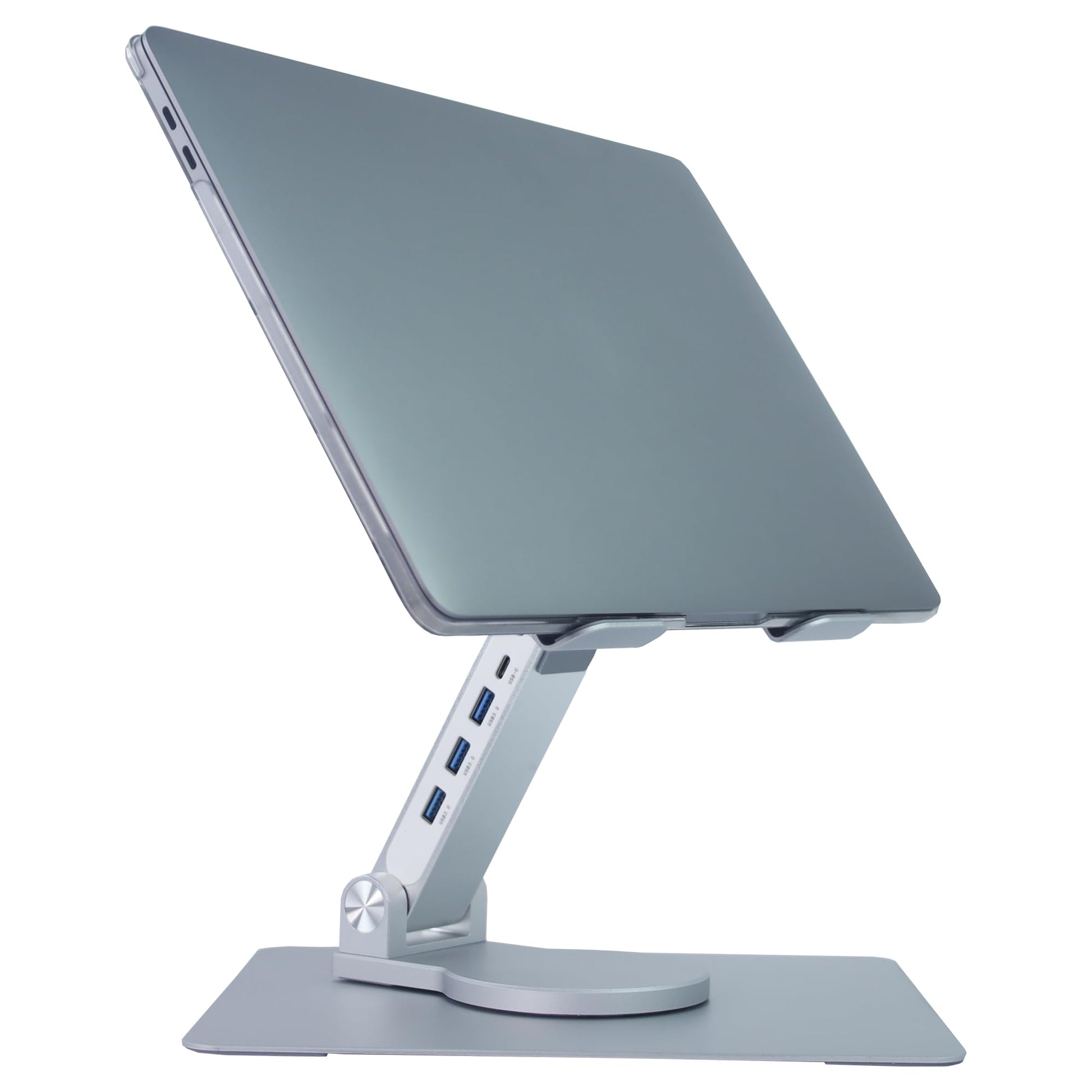 Vanlis 360 adjustable aluminum laptop stand front view