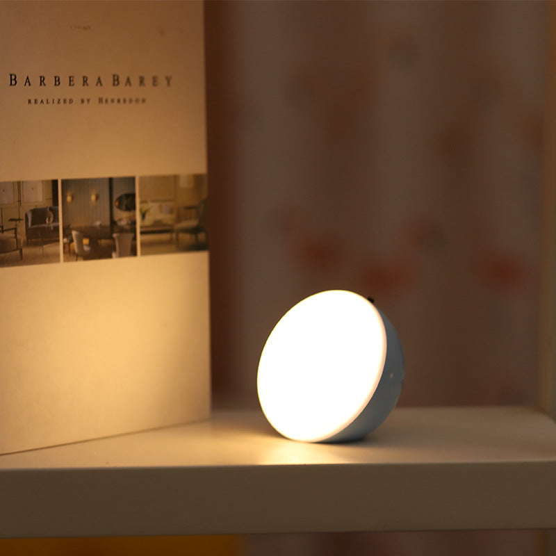 Rechargeable LED motion sensor night light installed inside a wardrobe for automatic illumination