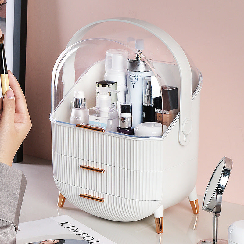 Dustproof beauty storage box