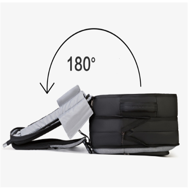 Premium waterproof business laptop backpack with modern minimalist design.