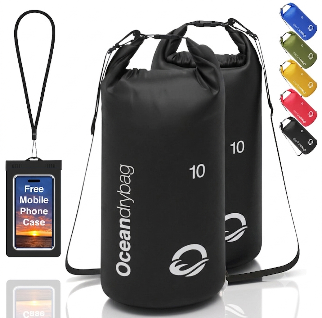 Premium waterproof dry bag protecting outdoor gear