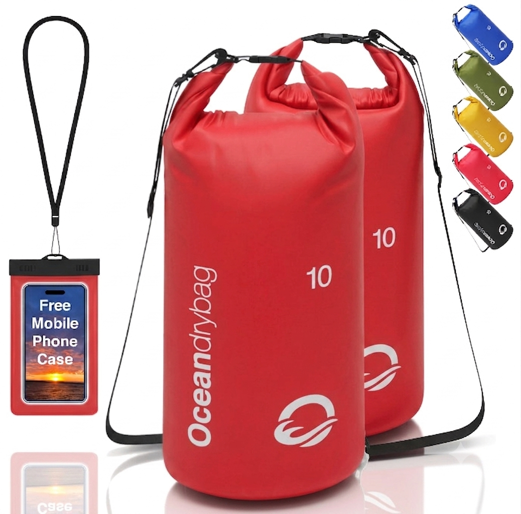 Premium waterproof dry bag protecting outdoor gear