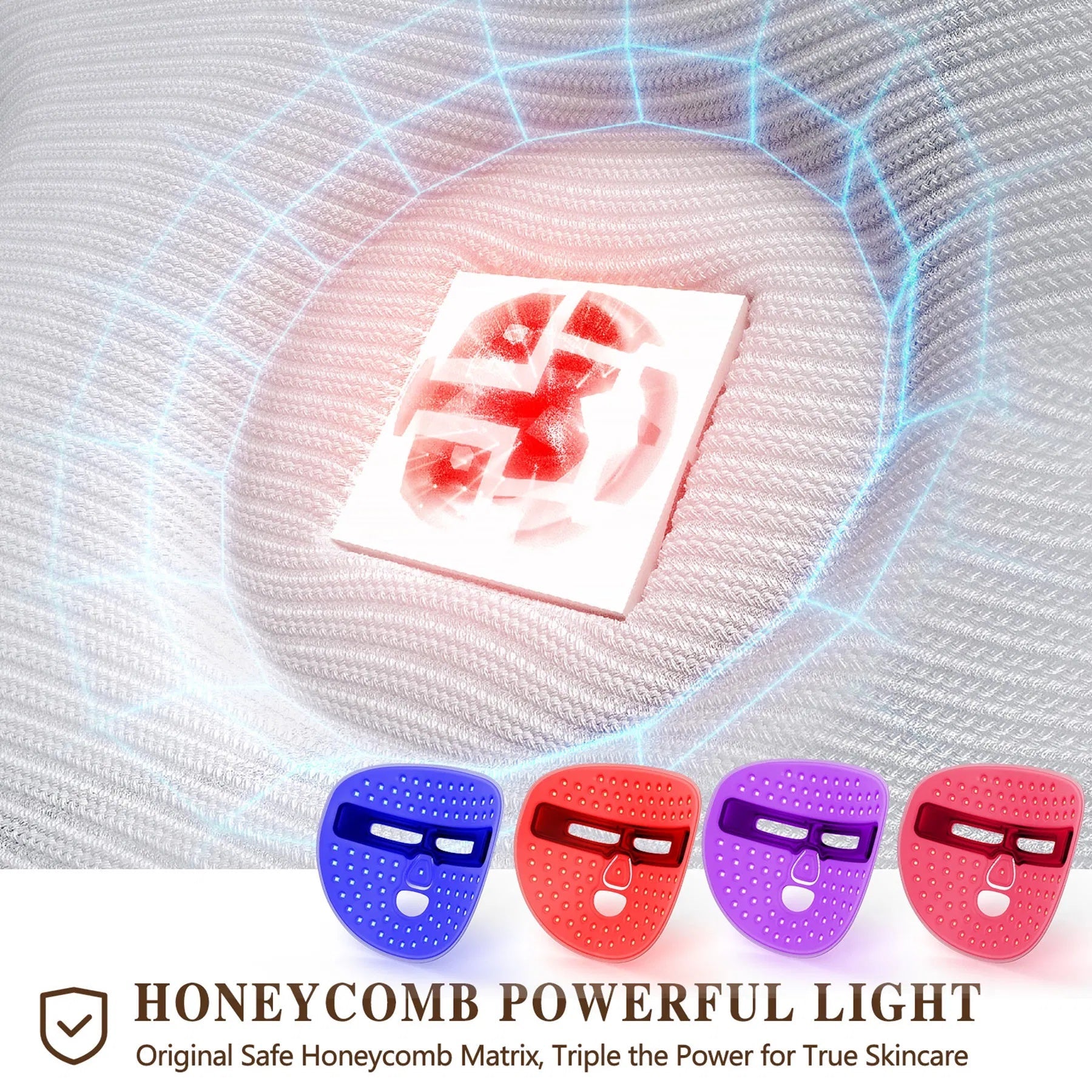 Professional home red light therapy facial mask
