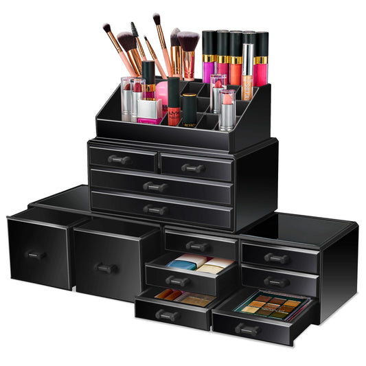 Sorbus stackable acrylic makeup organizer