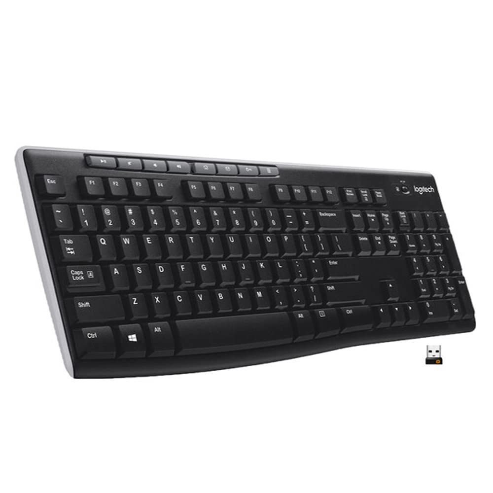 Logitech K270 Wireless Keyboard front view
